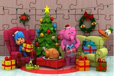 פאזל של Navidad pocoyo