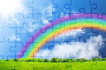 קשת בענן jigsaw puzzle