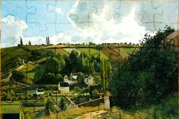 Pissarro vers Pontoise jigsaw puzzle