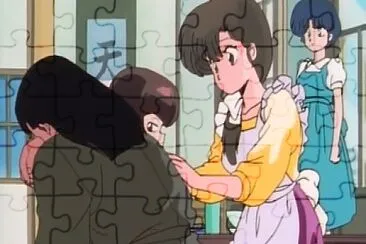 akane es desconsiderada con su papa ranma 1/2 jigsaw puzzle