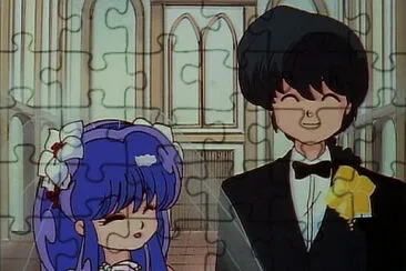 פאזל של la boda de ranma y shamppo ranma 1/2