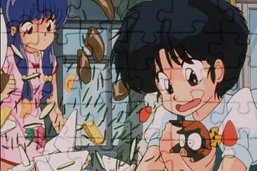 akane salva a p-chan de ser comida de ranma