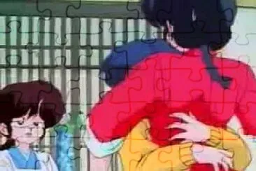 akane abrasa a ranma para deshacerse de ukyo