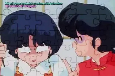 פאזל של ranma dice que akane le entregue su ropa a nabiki