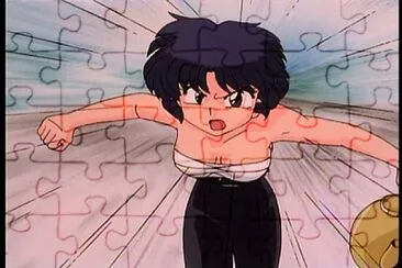 פאזל של akane intenta ayudar a ranma rama ova 1/2