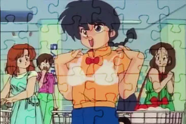 ranma se prueba un sosten ranma 1/2