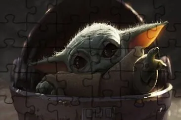 Baby yoda jigsaw puzzle