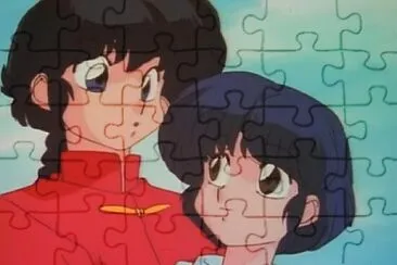 ranma le dice  "mi amor " a akane ranma 1/2 jigsaw puzzle