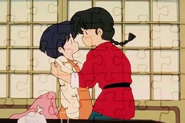 ranma casi abraza a akane por un hechizo ranma 1/2