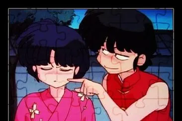 ranma le toca el cachete a akane ranma 1/2