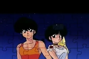 rama y akane de una fotografÃ­a ranma pelÃ­cula 1