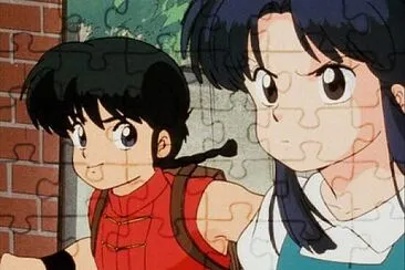 ranma y akane yendo a la escuela ranma 1/2