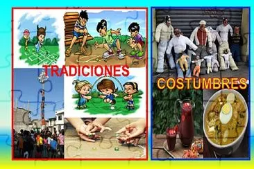 Tradiciones y costumbres del Ecuador jigsaw puzzle