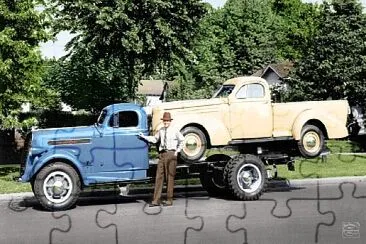 1937 Studebaker J series trucks jigsaw puzzle