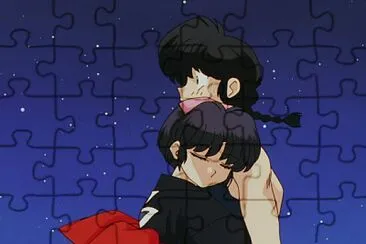 פאזל של akane muÃ±eca abraza a ranma ranma ova 1/2