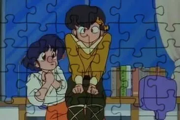 ryoga se comporta como si fuera p-chan ranma 1/2 jigsaw puzzle