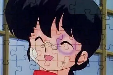 ranma fue golpeado por akane ranma 1/2 jigsaw puzzle