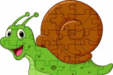 rompecabezas caracol jigsaw puzzle