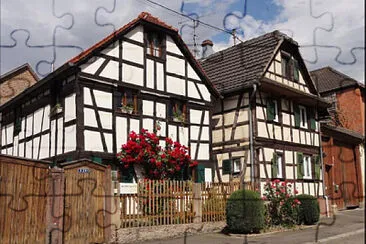 maisons alsaciennes jigsaw puzzle