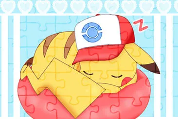 פאזל של Pikachu Dormido