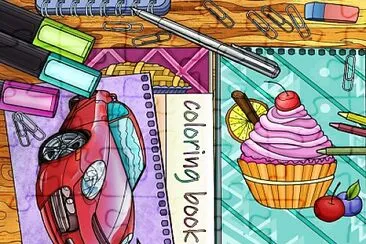 COLORING BOOK jigsaw puzzle