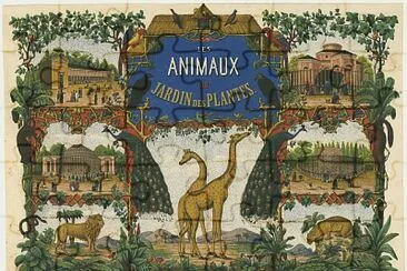 פאזל של Les animaux du Jardin des plantes, couvercle de bo