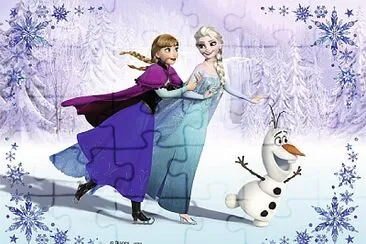 Reine des neiges jigsaw puzzle