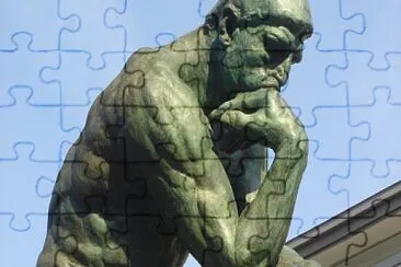 El pensado, Auguste Rodin jigsaw puzzle