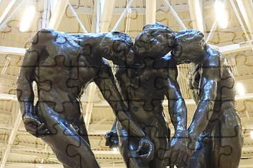 Las tres sombras, Auguste Rodin