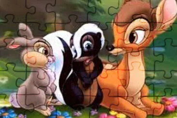 bambi y amigos jigsaw puzzle