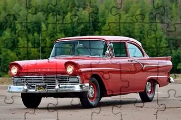 פאזל של 1957 Ford Custom two-door sedan