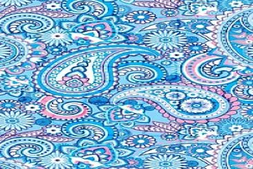 Blue Paisley