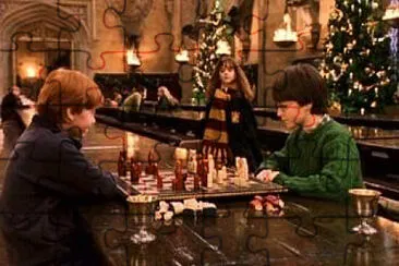 פאזל של Ajedrez NavideÃ±o Harry Potter