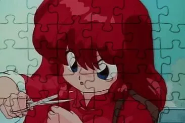 ranma se corta el cabello ranma 1/2 jigsaw puzzle