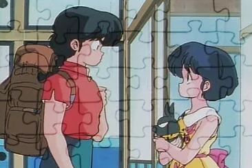 ranma se prepara para viajar por akane ranma 1/2