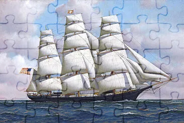 The American clipper ship