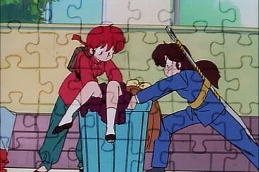 ranma y ukyo meten a subaza en la basura ranma 1/2