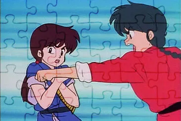 ranma ataca a ukyo ranma 1/2 jigsaw puzzle