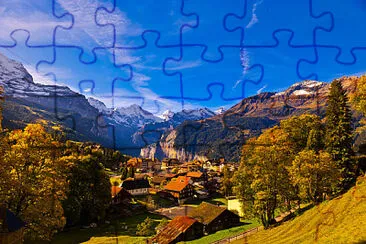 Wengen-Suiza jigsaw puzzle