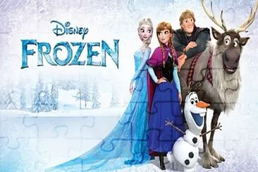 פאזל של frozen