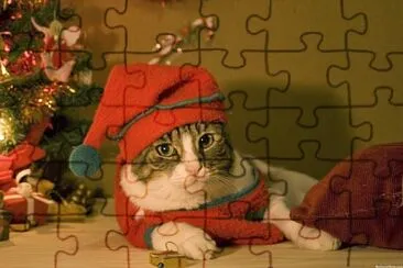 פאזל של Gatito navideÃ±o