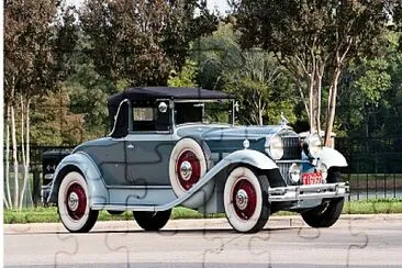 1931 Packard Deluxe Eight Convertible Coupe jigsaw puzzle