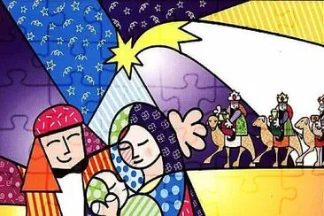 Nascimento de Jesus - Romero Britto