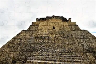 פאזל של Uxmal, YucatÃ¡n.