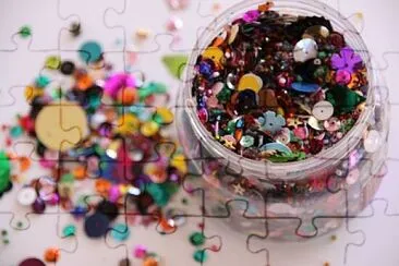 Sequins jigsaw puzzle