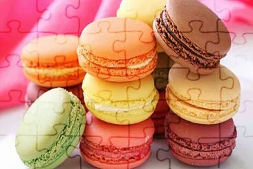 Macarrones franceses jigsaw puzzle