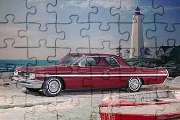 1962 Pontiac Bonneville promotional photo. jigsaw puzzle