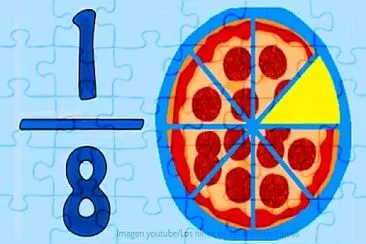 פאזל של 1/8 DE PIZZA