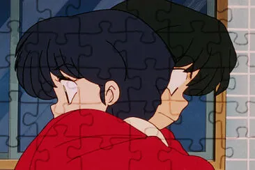 ranma abraza a akane ranma 1/2 jigsaw puzzle