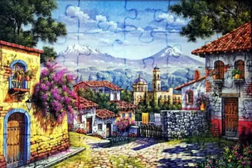 84.- AMECAMECA, MEX. jigsaw puzzle